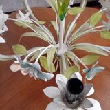 Vintage flower basket chandelier