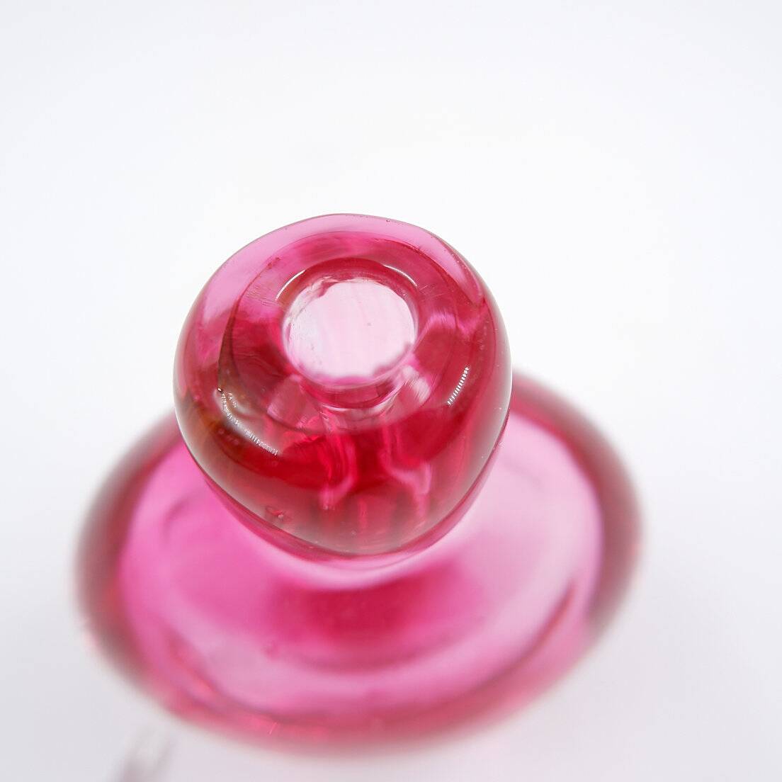“Sommerso” perfume bottle in pink and transparent glass