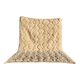Beni Ouarain rug 160x240 cm – Cream wool with diamond patterns