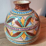Quimper earthenware vase