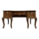 Curved Provençal Louis XV style desk in carved walnut circa 1880