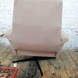 Armchair with Czech ottoman, 1960, Munzar and Moravians