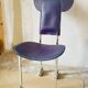 Javier Mariscal chair - "Garriris" model purple leather