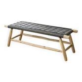 Colourful rope bench