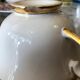 4 cups antique earthenware