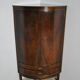 Danish Mid-Century Corner Cupboard in Mahogany, Denmark 1960s