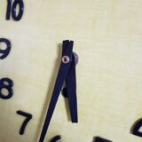 Vintage clock in formica, 60s