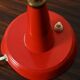 Gemi red Scandinavian table lamp, 1960s