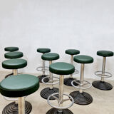 Vintage midcentury barstools stool industrial 70's