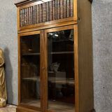 Notary's library with hidden secretary, Napoleon III period, circa 1860