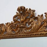 Large 20th Century Italian Baroque style richly decorated wall mirror