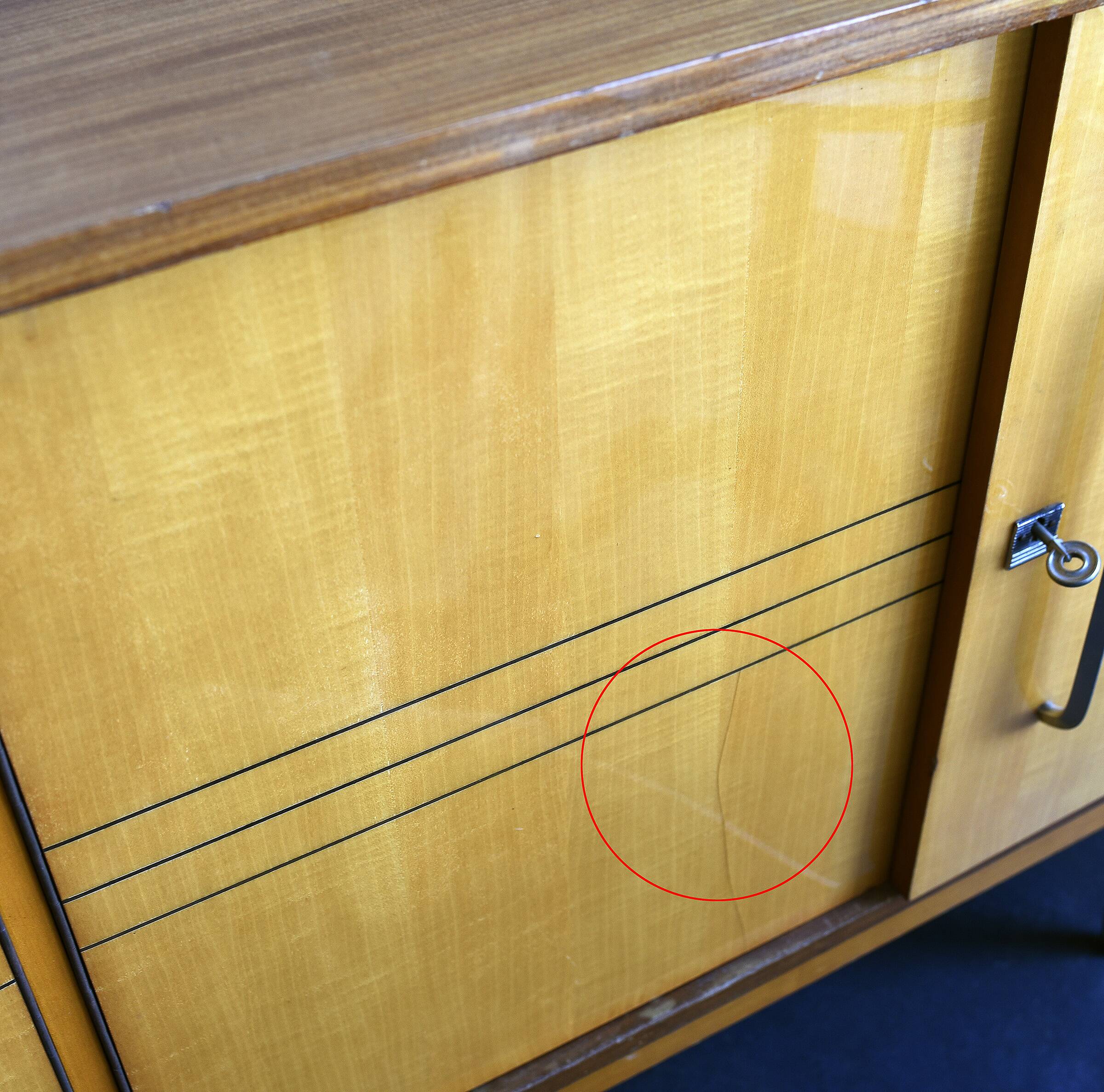 Vintage 4-door sideboard from the 1960s