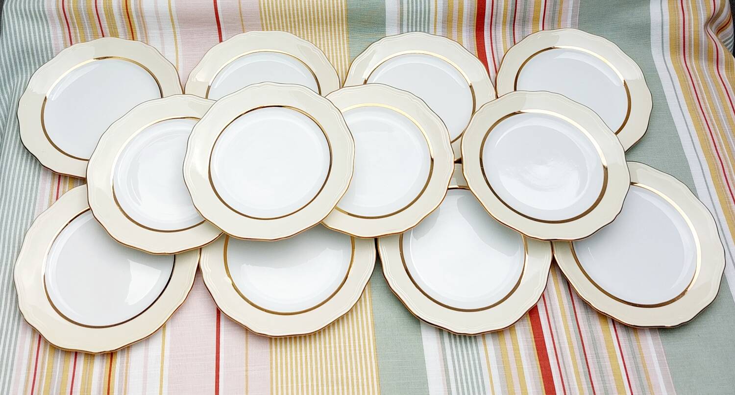 Assiettes à dessert L'Amandinoise