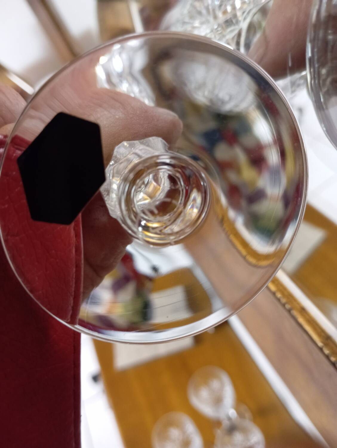 7 Saint Louis Crystal glasses