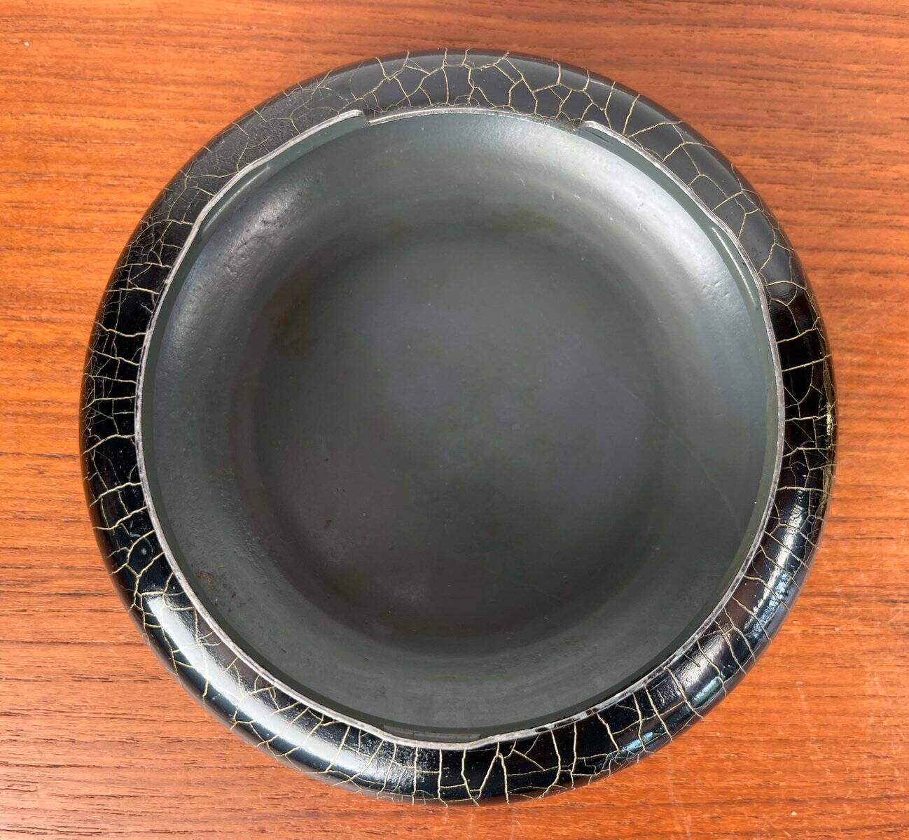 Modern vintage German metal ashtray, 1960s