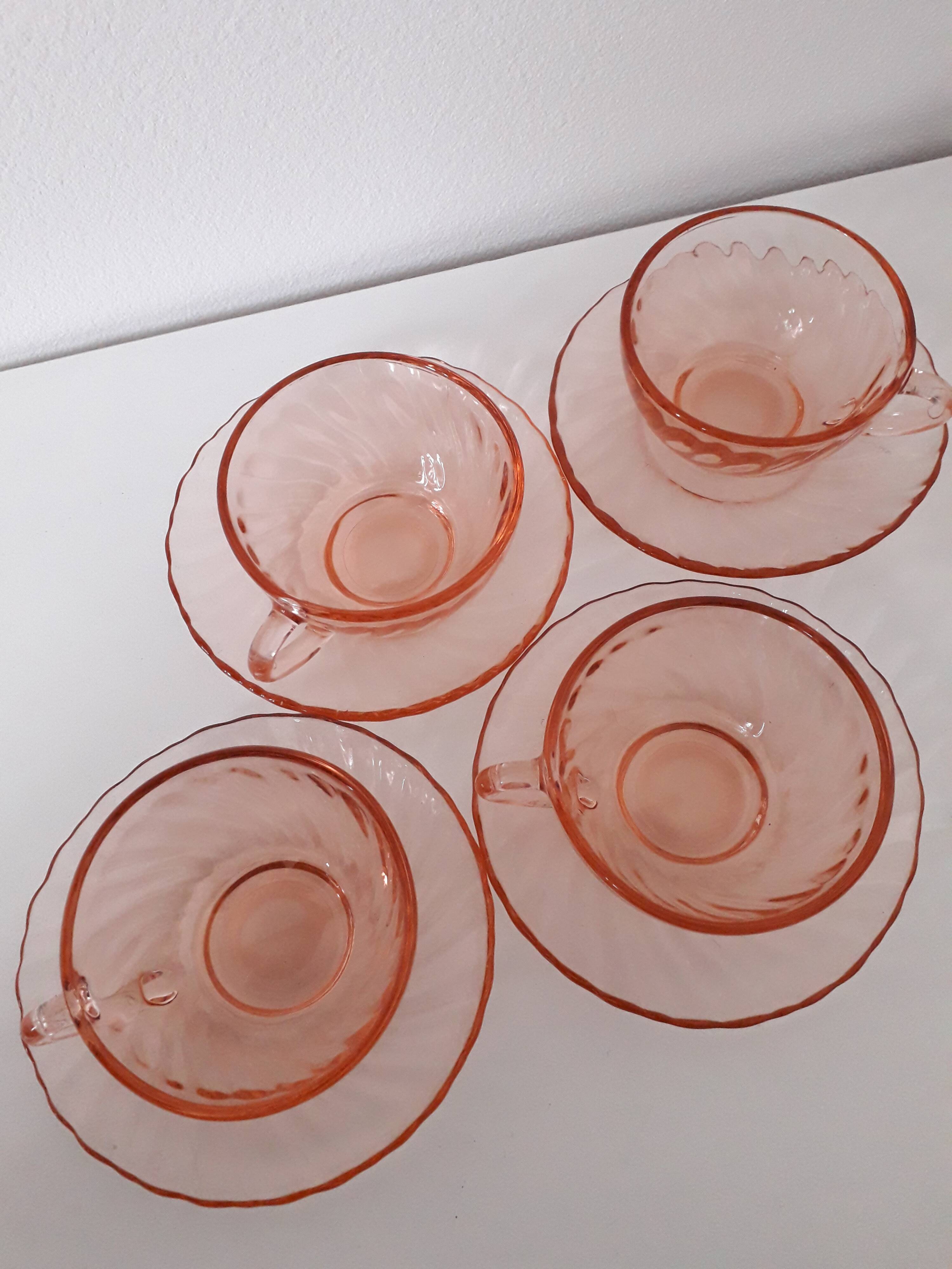 Arcoroc rosaline espresso cups