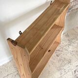 Shelf 3 vintage raw wood shelves