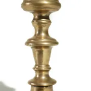 17th-century French bronze candlestick