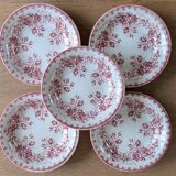 5 deep plates Sarreguemines