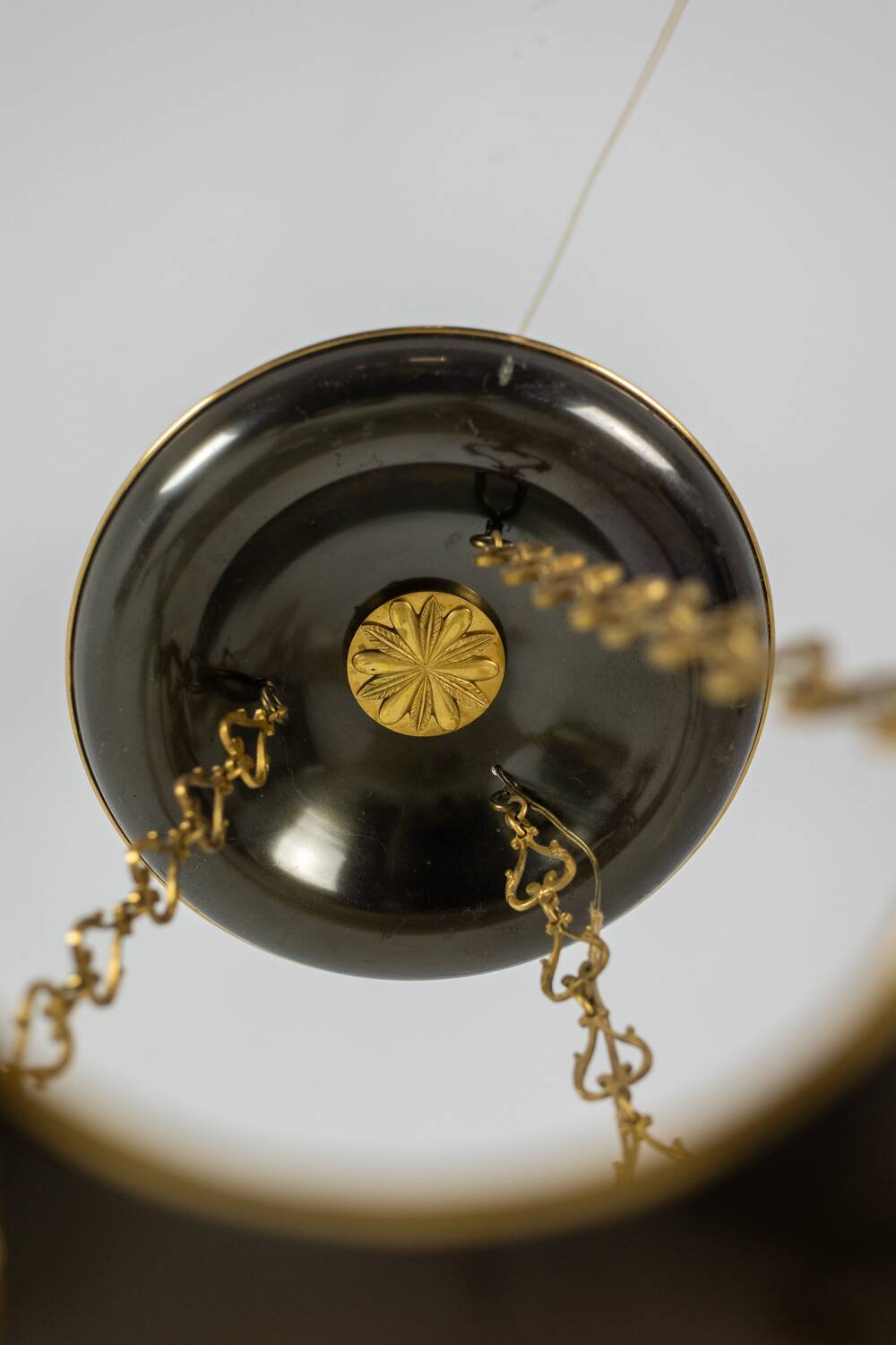 Baguès House. Empire style chandelier in gilded bronze. 1950s.