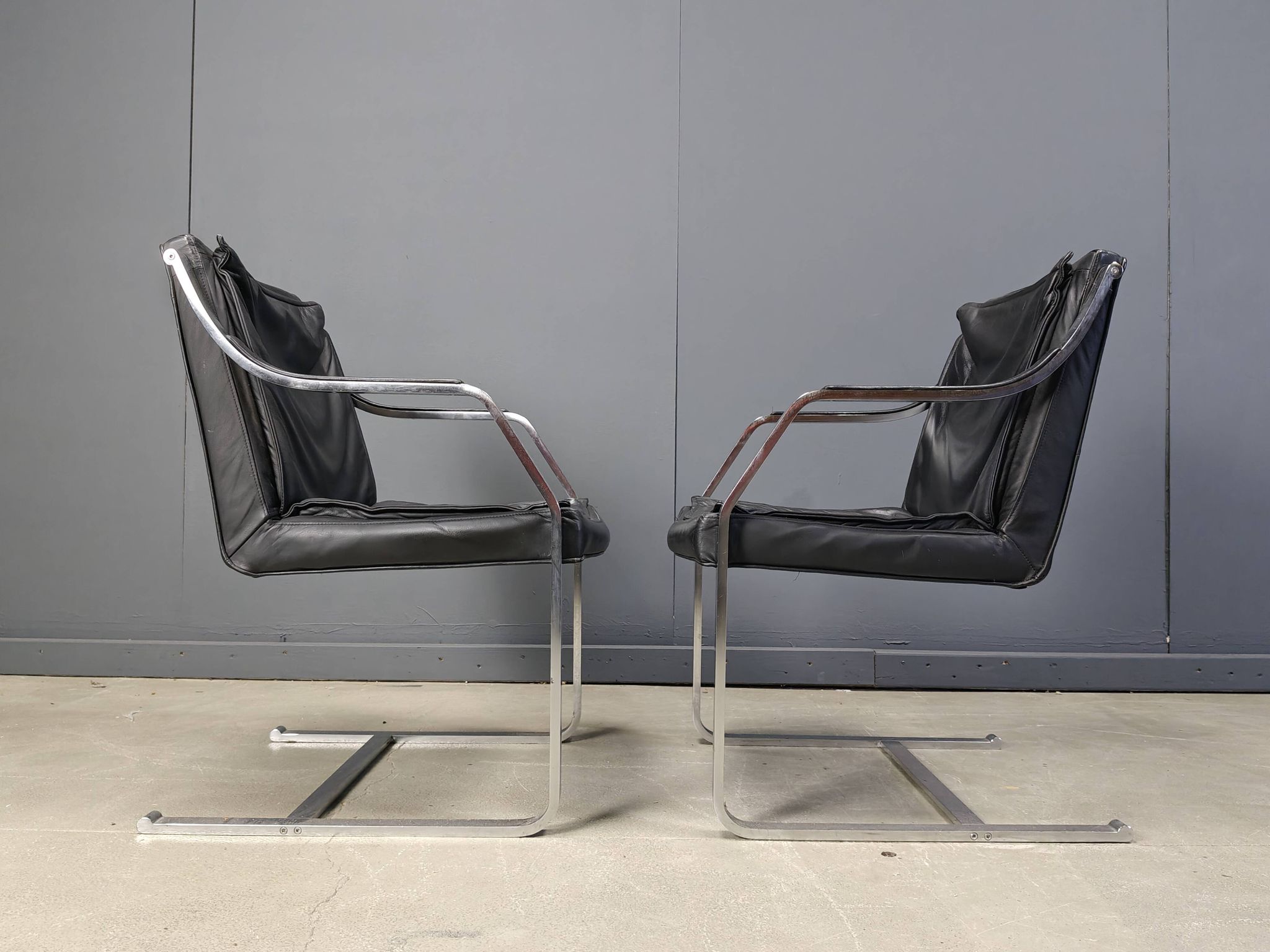Set of 6 Rudolf Glatzel armchairs for Knoll Art Collection, 1980s
