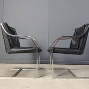 Set of 6 Rudolf Glatzel armchairs for Knoll Art Collection, 1980s