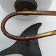 Arlus wall light. Metal and opaline glass. 1960s.