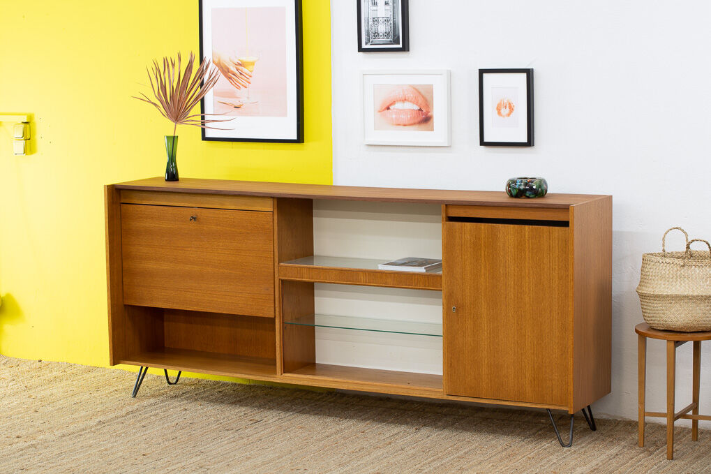 Vintage Scandinavian sideboard – 220 cm