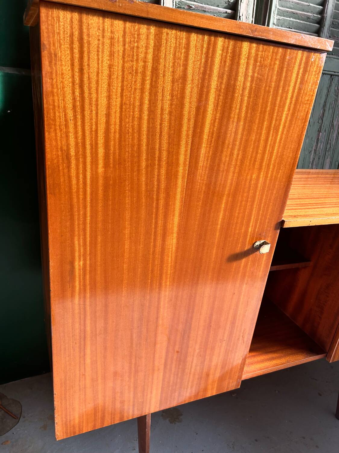 Mahogany veneer sideboard