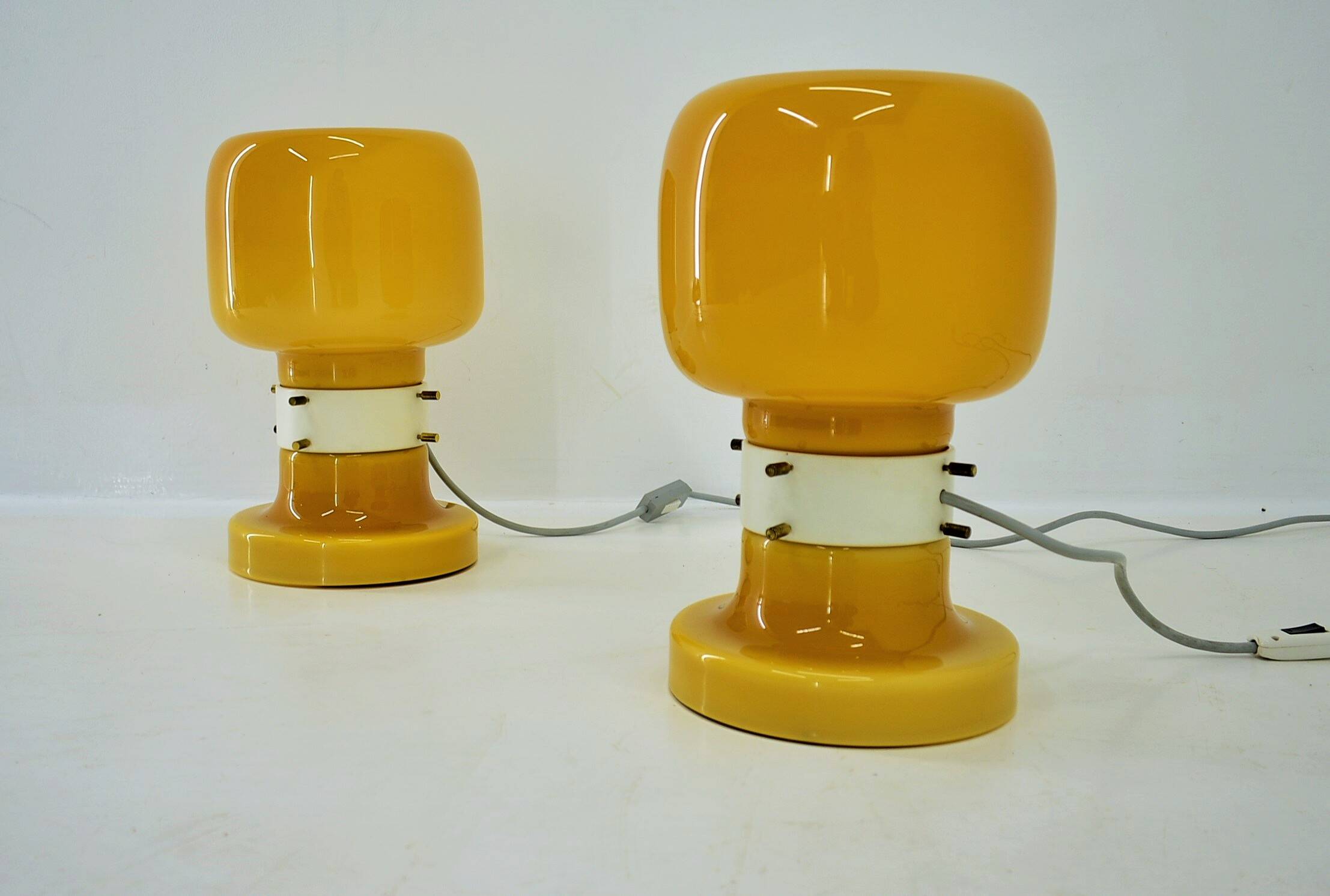 Pair of Midcentury Table Lamps by Zbyněk Hřivnáč, Equipment Hotel Praha, 1960s