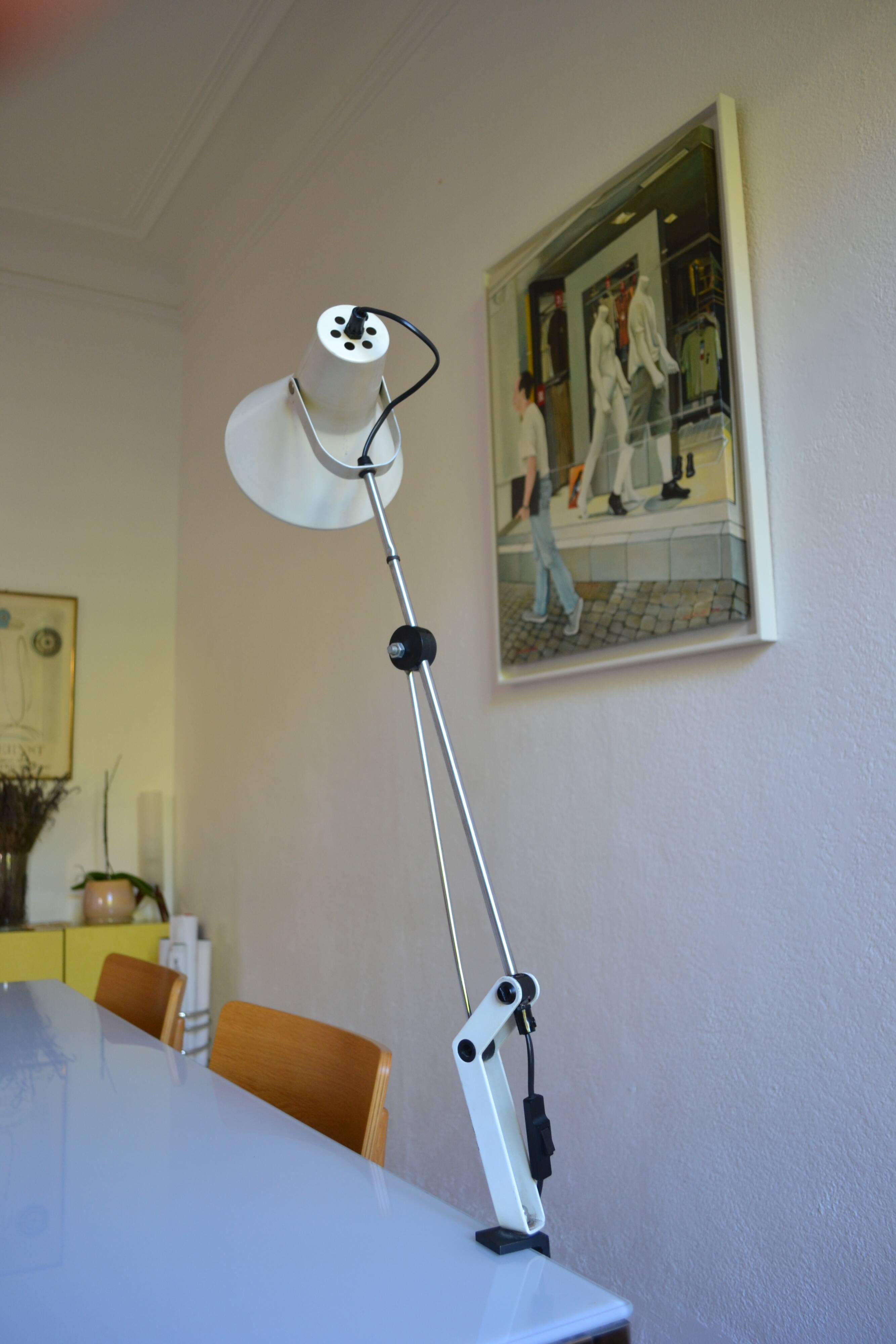 Lampe de bureau articulée vintage 1980 Ikéa A 401