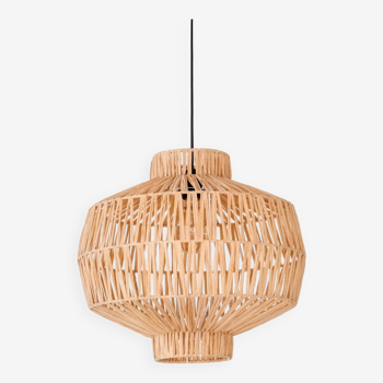 Wicker pendant light