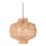 Wicker pendant light