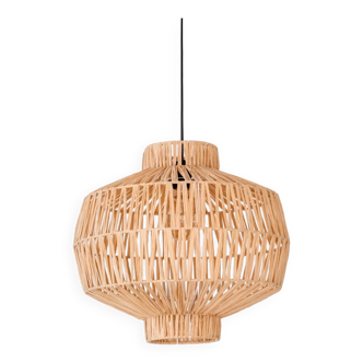 Wicker pendant light