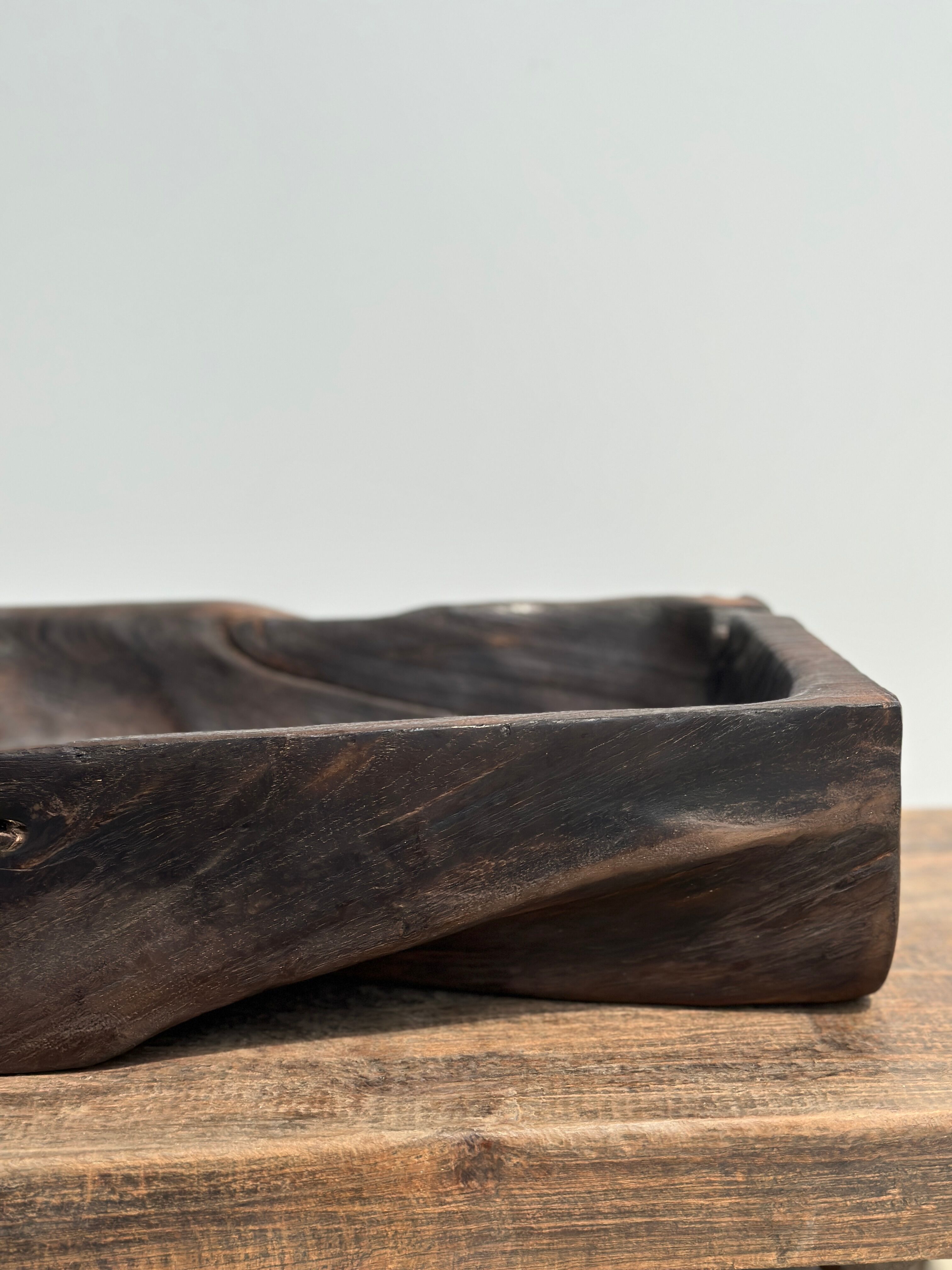 Asian teak empty pocket