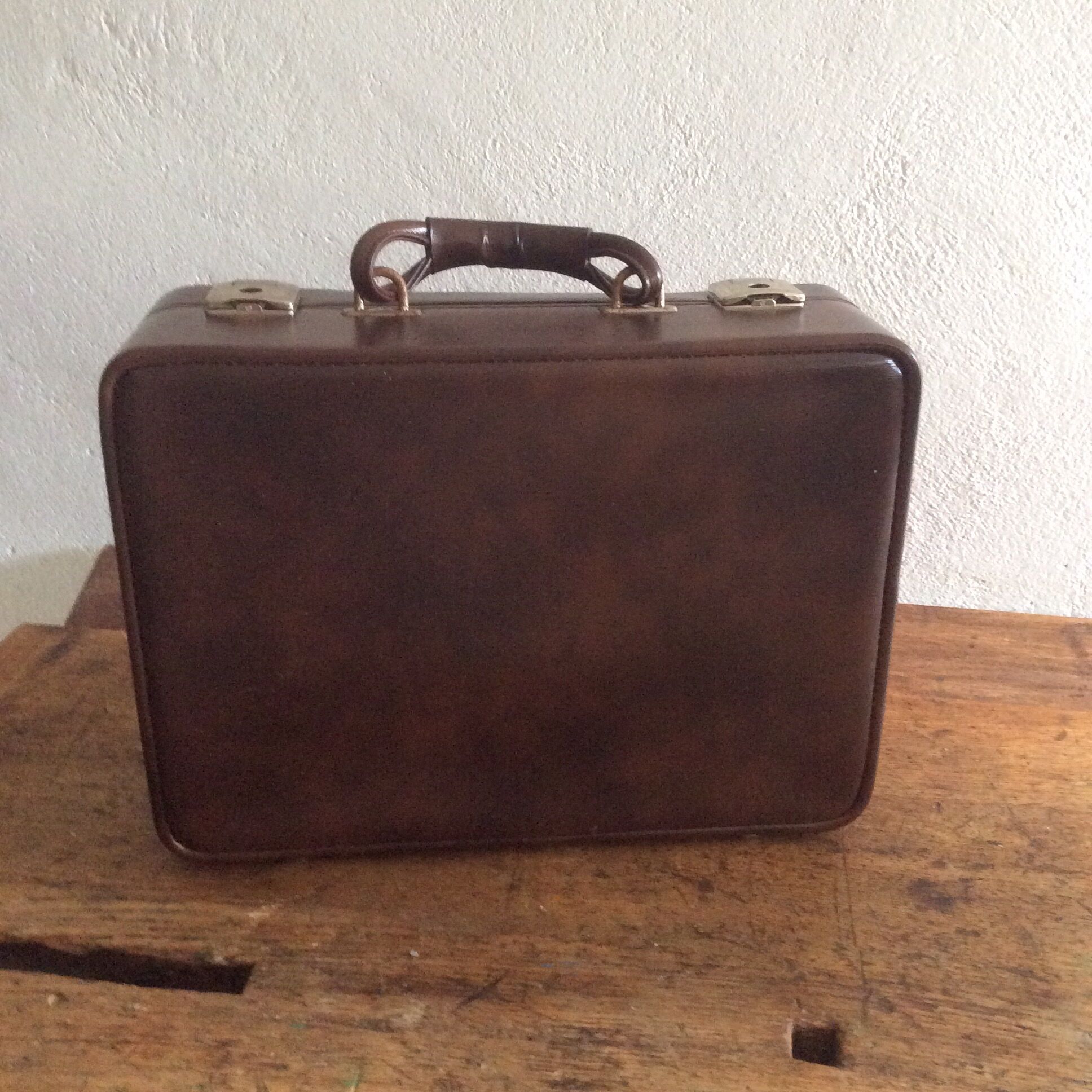 Vintage travel suitcase