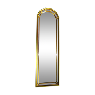 Mirror with parecloses and fleur-de-lis
