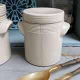Glazed earth pot