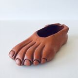 Foot ashtray signed Jean Marais