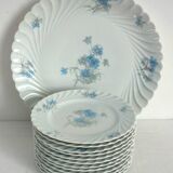 Dessert service for 12 "Bergère", Haviland Limoges