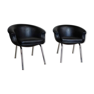 2 fauteuils vintage