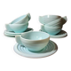 Set of 6 art deco coffee cups