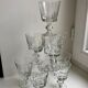 Lot de 9 verres à vin en cristal début XXème