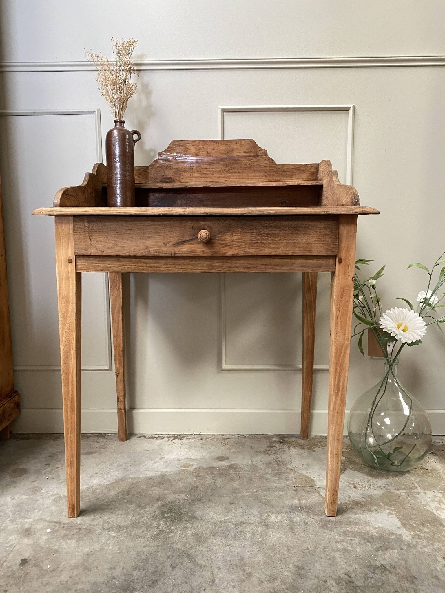 Coiffeuse bureau en chêne