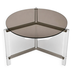 Table basse ronde vintage