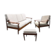 Scandinavian teak lounge set, 1960s