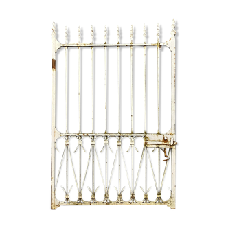 Napoleon III period castle gate in cast iron around 1850-1880