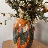 Flamed vase