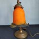 Old art nouveau style table lamp gooseneck