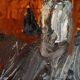Original Swedish oil on canvas – “Fjällsida” by Sixten Fager – vintage & framed – 45 × 75.5 cm